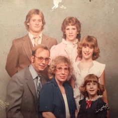 Family pic...not sure of date, but approximately 30+ years ago!