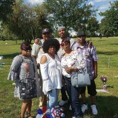 @ our mothers grave site September 11 2018