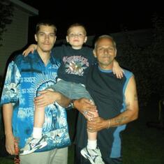 Dad, Anthony, and Don.