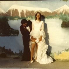 Mom and dad on their wedding day.