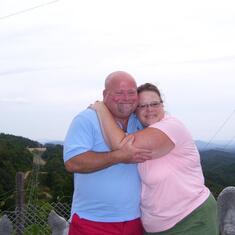 Walter and his fiance', Gerry Docker on a trip to Greenwood, SC.  Gerry passed away 2009.
