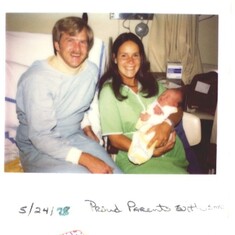 Proud Parents, May 24, 1978, El Camino Hospital, Mt. View, California