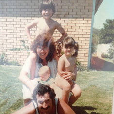 An oldie but a goldy! Shawn, Sarah baby Ilan, Freda and Dad.