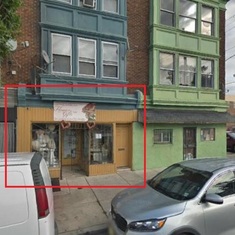 This property at 455 South 60th Street in Philadelphia is where dad's barber shop was located.