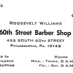 Barber Shop Business Card
