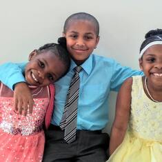 Great Grandchildren: Elijah, Sophia & Alexis