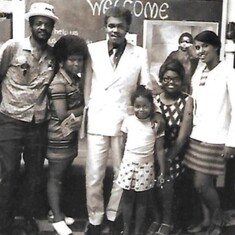 Dad served as a volunteer at the campaign headquarters for Hardy Williams.