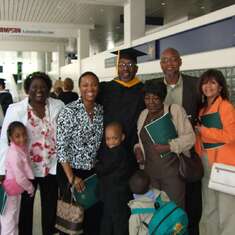 The Griffins and Stanbacks at Jesse's graduation 2007.