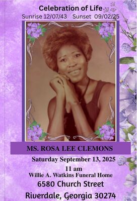 Rosa Lee Clemons