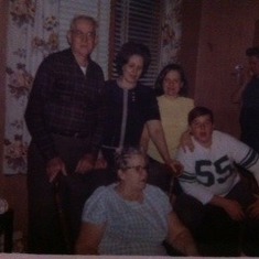 Papaw and Granny Cox, Rosie, Sally and Terry Ray