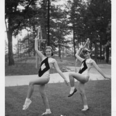Rosann (on the right) and her sister Sheryl took baton, ballet, and tap (according to Sheryl, Rosann was always much better at them :) )