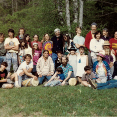 These were a few friends at our Spring Fling in 1992.  We loved seeing Rosann & kids.