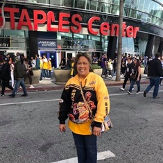 My Mom must be super proud of her Lakers 