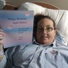 Happy BD Aunt Helen!... from my hospice room in Boulder (October 2010)