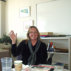 Rose at the office 2002