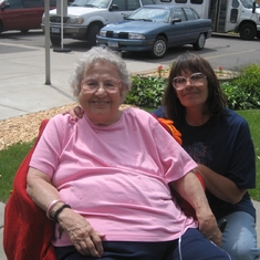 Grandma and Mary Ann, July 2008