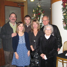 Christmas Eve at Anthony's, a tradition we started with Mom and Dad when we moved to Washington