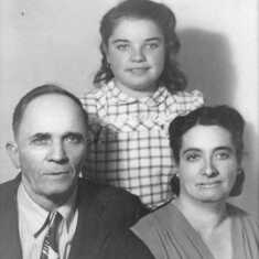Rose Marie and her parents, Joe and Rose Azevedo