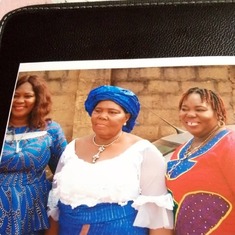 Rose and her daughters, Ihuoma and Ngozi