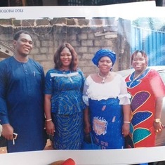 Rose and her children, Chidozie, Ihuoma and Ngozi