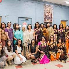 Aunty with her Staten Island Ladies Group.