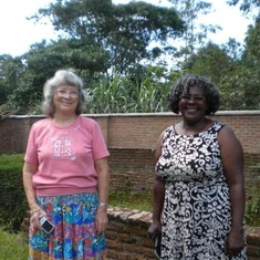 Mom and her friend, Joyce, Blantyre, Malawi