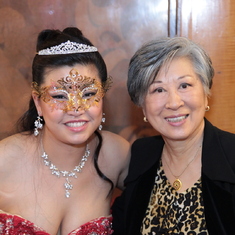 Joanna Law with "mama" Rose Ochi at Joanna's 30th birthday party. 