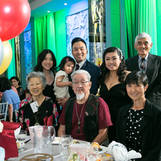 Rose with her CFSI staff in 2019 at Joanna's son's 1st birthday party. 
