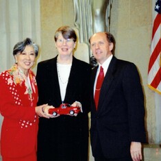 2000 Attorney General Janet Reno with her Little Red Truck