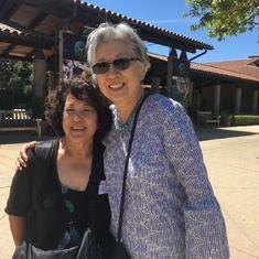 Rose with Janice Tanaka at the Reagan Library