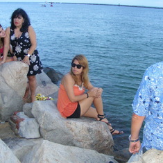 Scattering Rosi's Ashes at Sea Agust 28, 2010 South Point, MBCH,