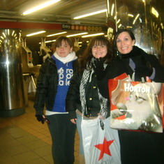 Shopping in New York City- December 2008.