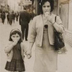 My mom and Rosie in Bogota around 1968-1969.
