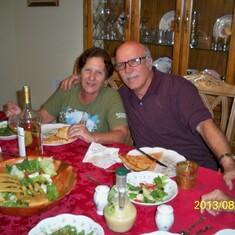 Joseph and my wife Tina recently