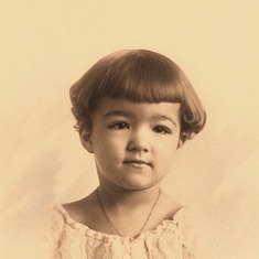 1922.circa  Rosemary as young child, Toledo Ohio