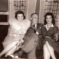 1942, July   Rosemary with Baxter Whittington & wife? (relatives?)
