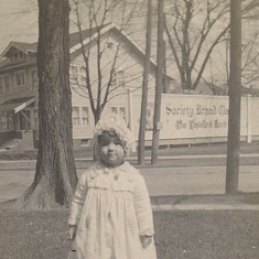 1920 circa.  Rosemary in Toledo, Ohio.