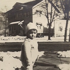 1922 circa.  Rosemary in Toledo, Ohio.