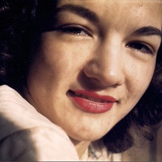 1943. Rosemary close-up, probably in Great Falls, Montana after marriage to Lan Ingalls.