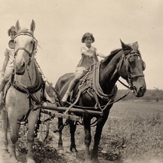 1927 circa.  Rosemary on right.  Location unknown.