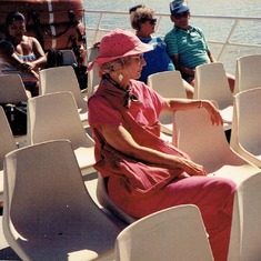 Early 1980's. Rosemary in Maui, Hawaii, on trip with Norm & Rosemary King, photo provided by Norm King