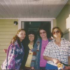 Rosemary,Amy,Judy and Rosie not sure what year