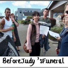 Rosemary,Uriah,Mr'aw,Heather Caroline, Angie and Carina the Day we had Grandma Judy's funeral