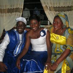 With Emmanuel and Edith Asana