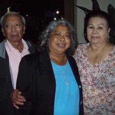 Rosie with Daddy and Mom Ludy. 10/2011