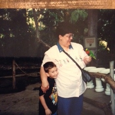 With oldest grandson in San Diego, CA 2001.