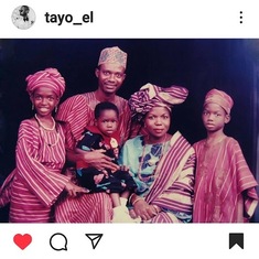 Rotimi with His family