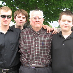 WITH GRANDSONS 2009