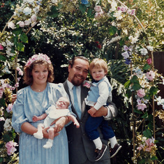 Wedding Day 1987 - Roy, Marsha, JR, and Josh
