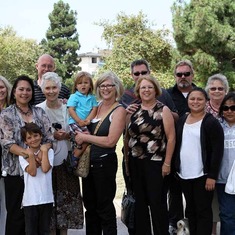 Family members at the Celebration of Life